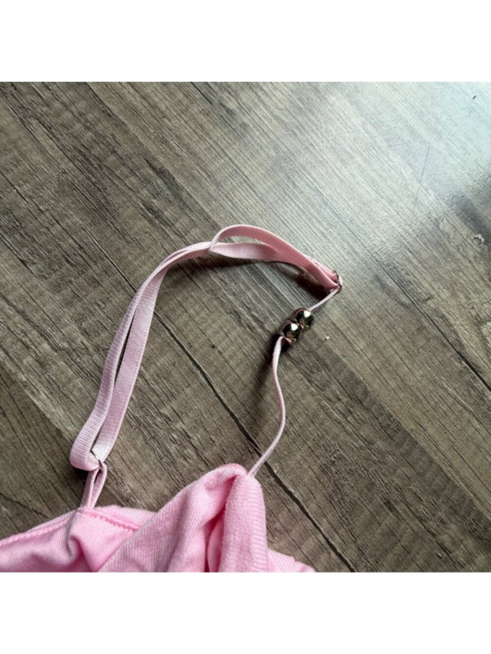 Edikted Pink Draped Tank Top With Adjustable Straps - Picture 5 of 7